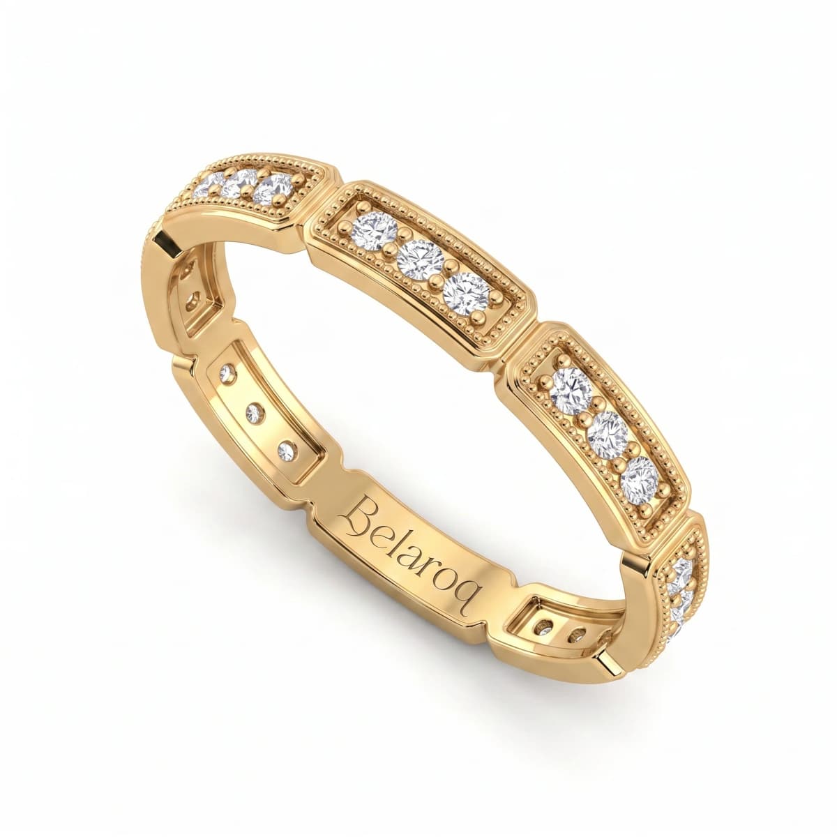 Belaroq Veyra Sol Maison Yellow Gold Lab Diamond Ring