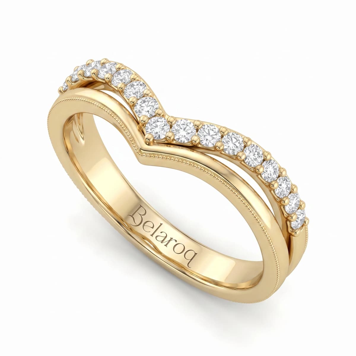 Belaroq Aria Charm Noble Yellow Gold Lab Diamond Ring