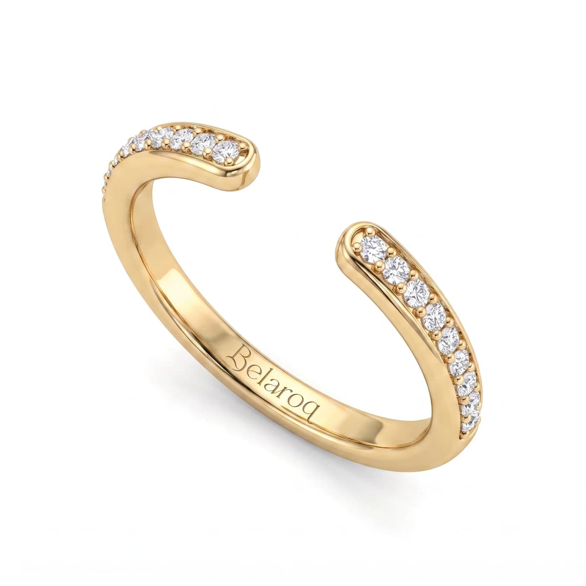 Belaroq Estelle Aster Eclat Yellow Gold Lab Diamond Ring
