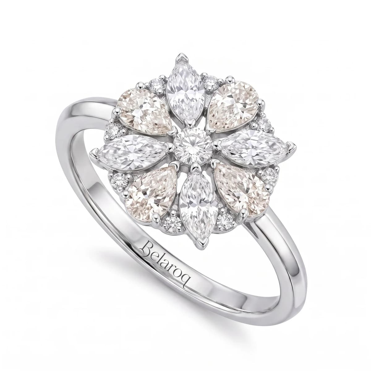 Belaroq Liora Prism Noir White Gold Diamond Ring