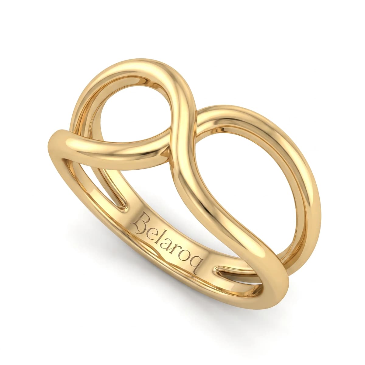 Belaroq Sienna Maris Milgrain Yellow Gold Ring