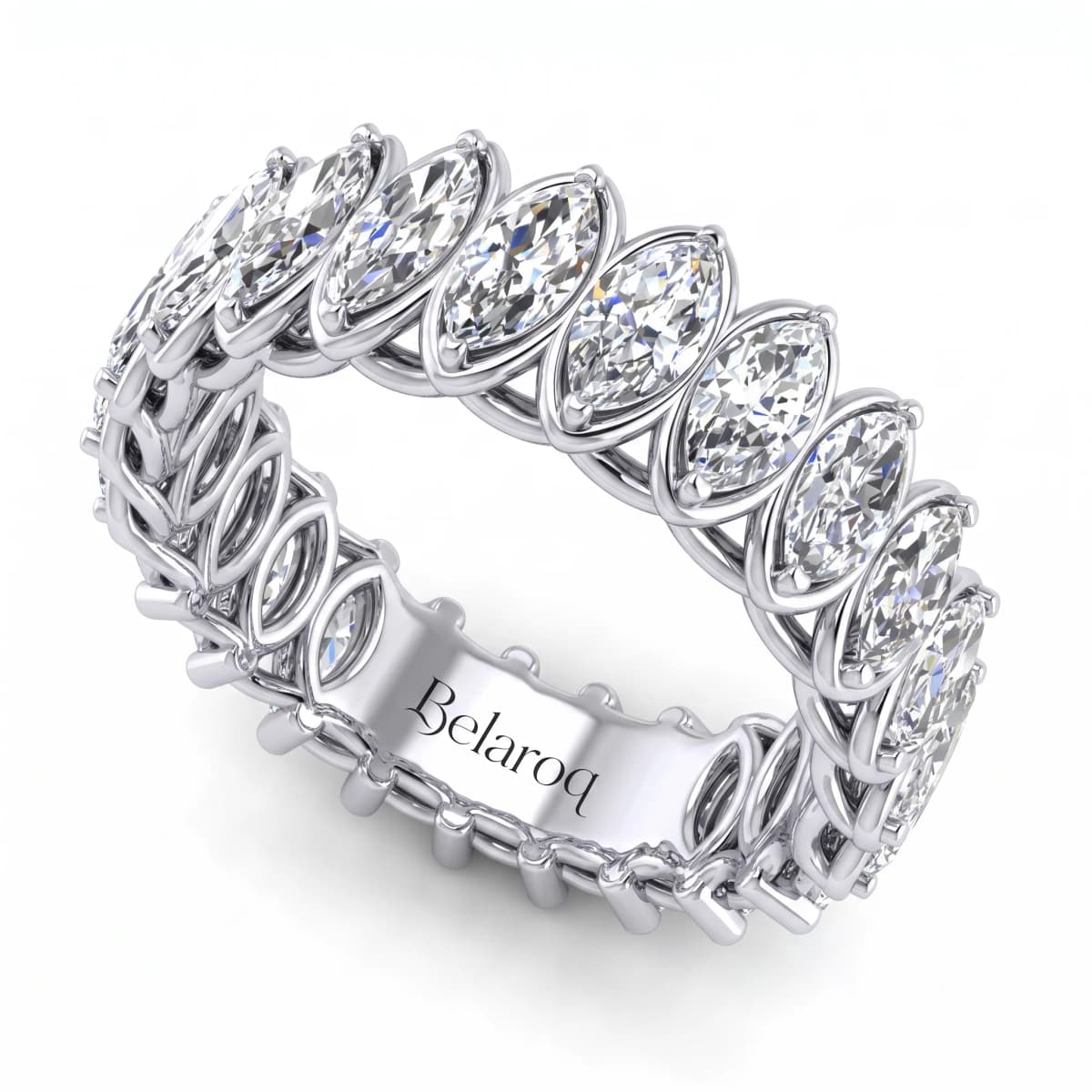 Belaroq Oriana Lyric Reflet White Gold Lab Diamond Ring