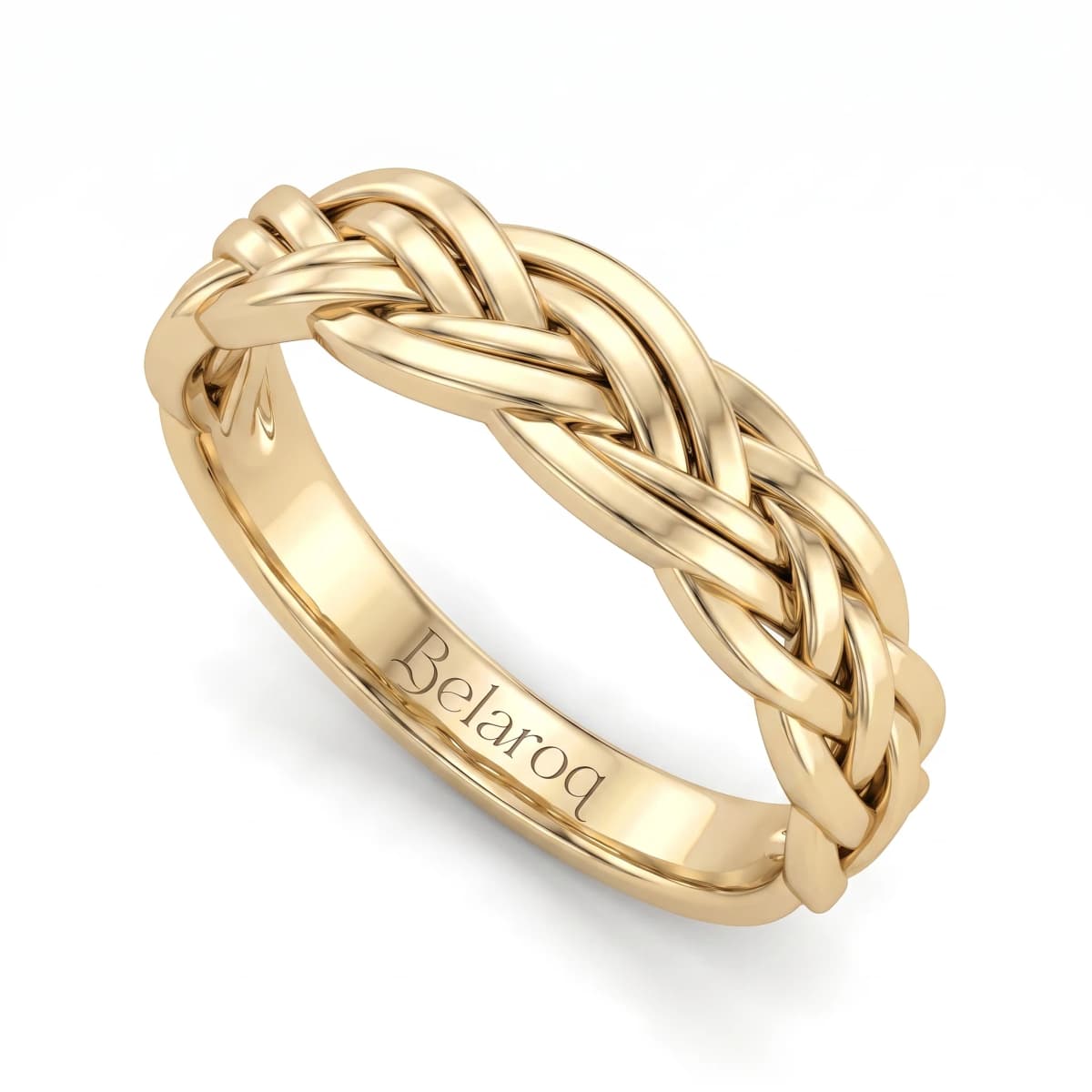 Belaroq Solaire Trellis Poise Yellow Gold Ring
