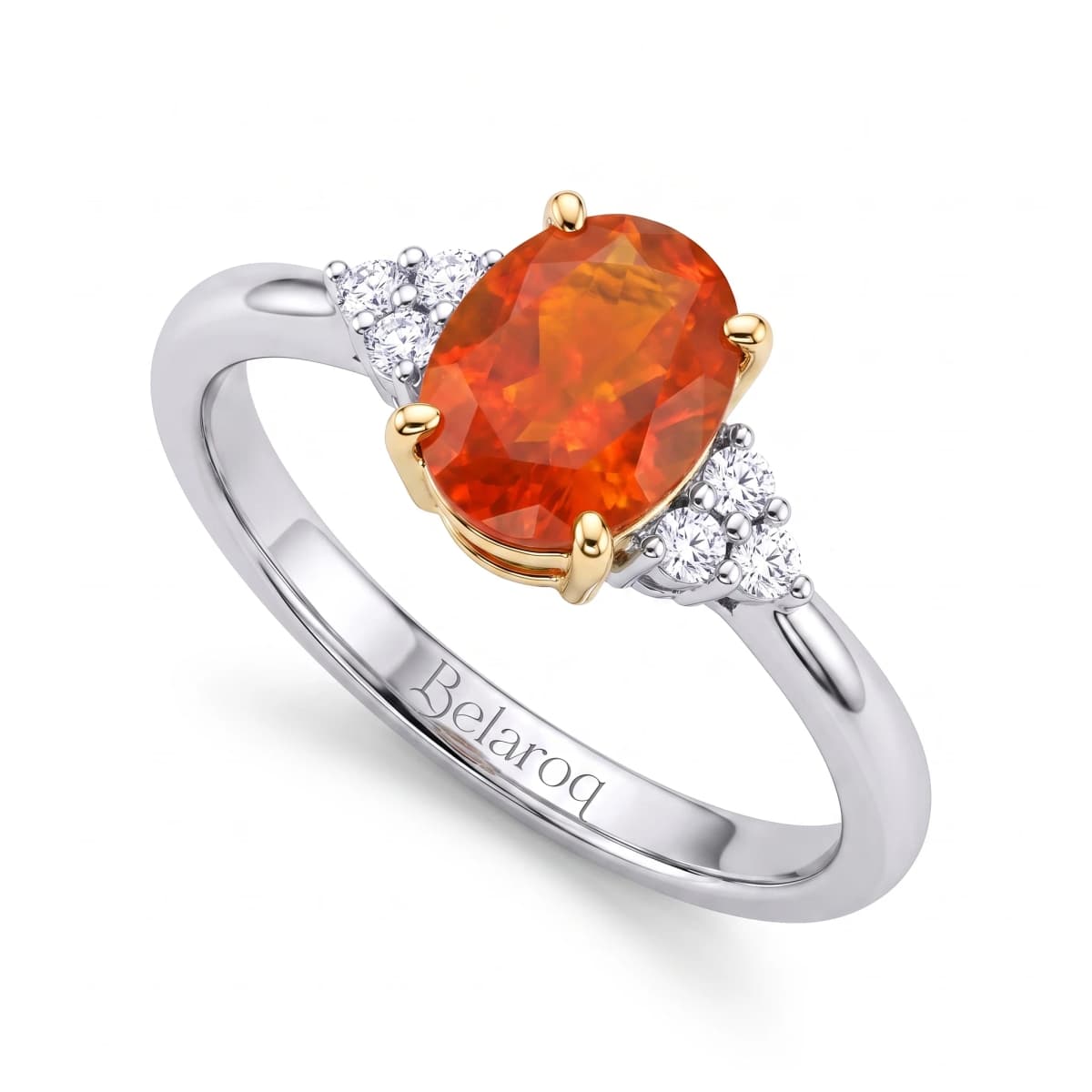 Belaroq Elysia Aura Monde Yellow Gold Sapphire Ring