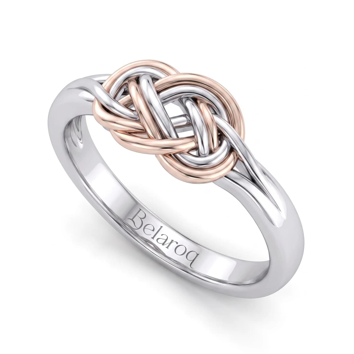 Belaroq Clarion Trefoil Ceremony Rose Gold Ring