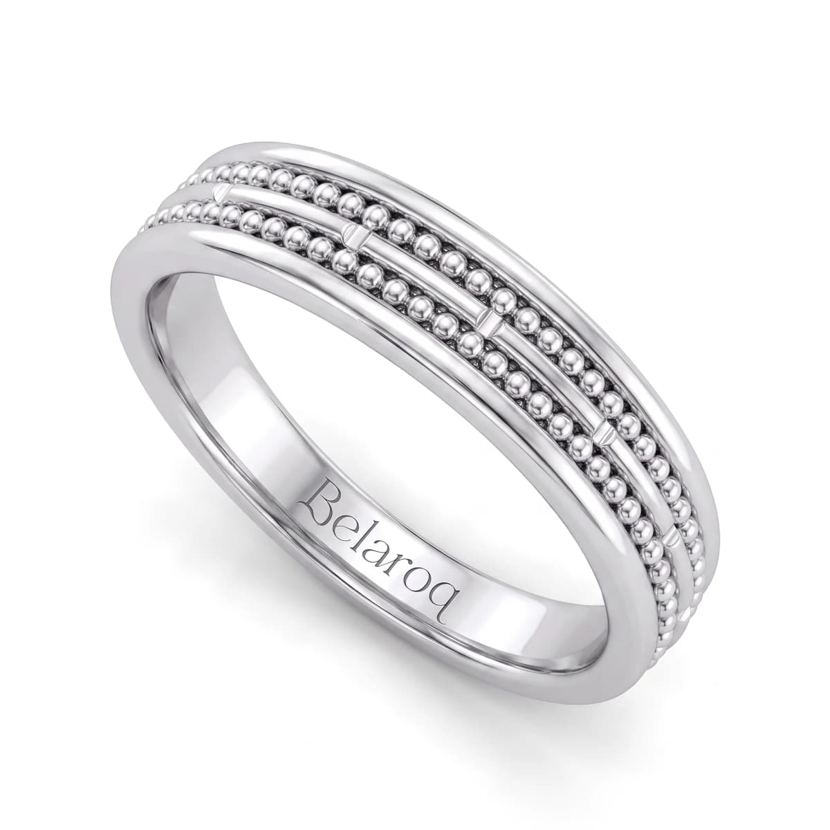 Belaroq Meliora Ribbon Keepsake White Gold Ring