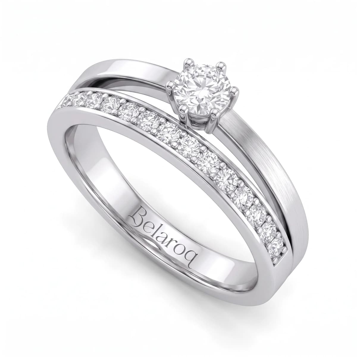 Belaroq Marquise Vista Emblem White Gold Diamond Ring