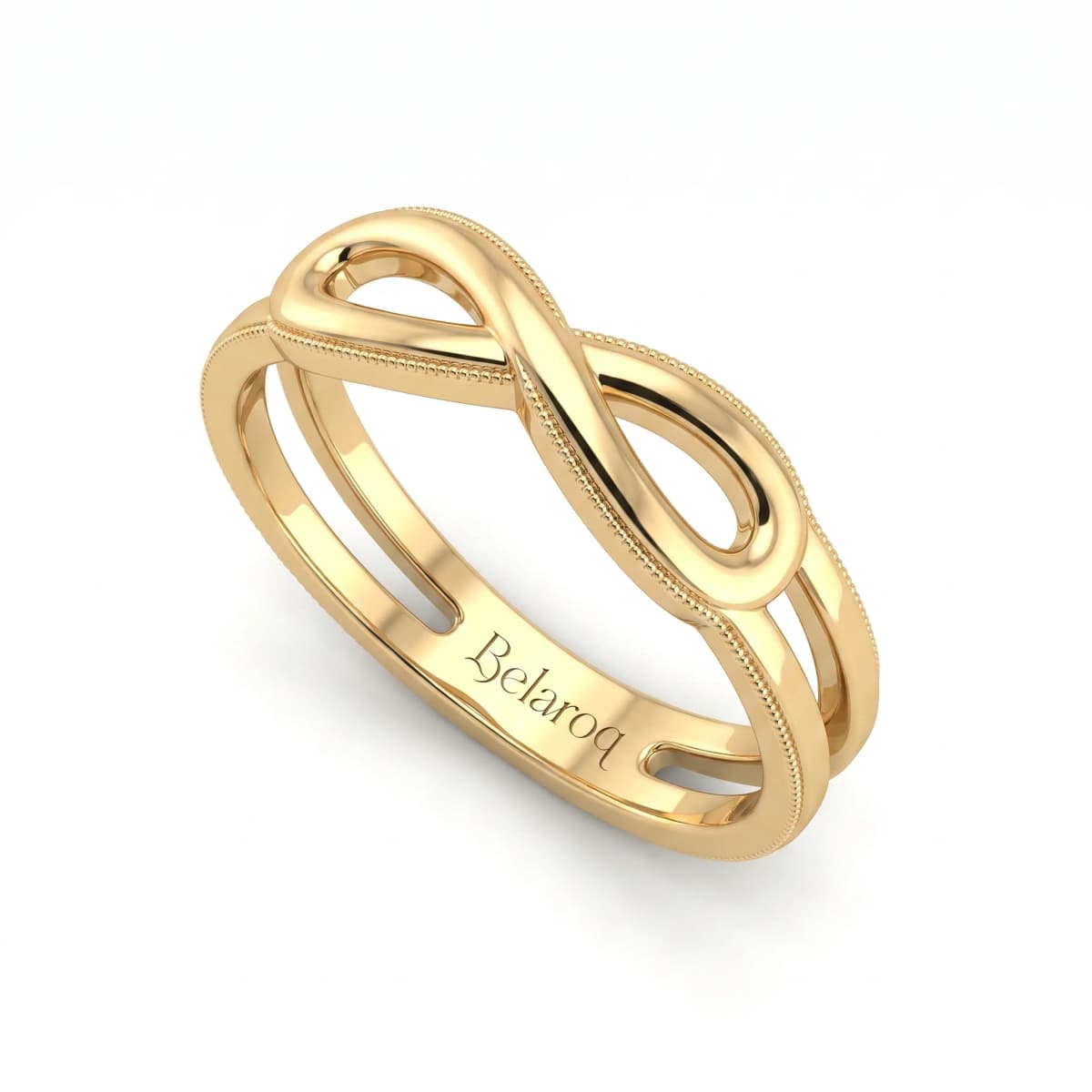 Belaroq Oriana Lyric Luxe Yellow Gold Ring