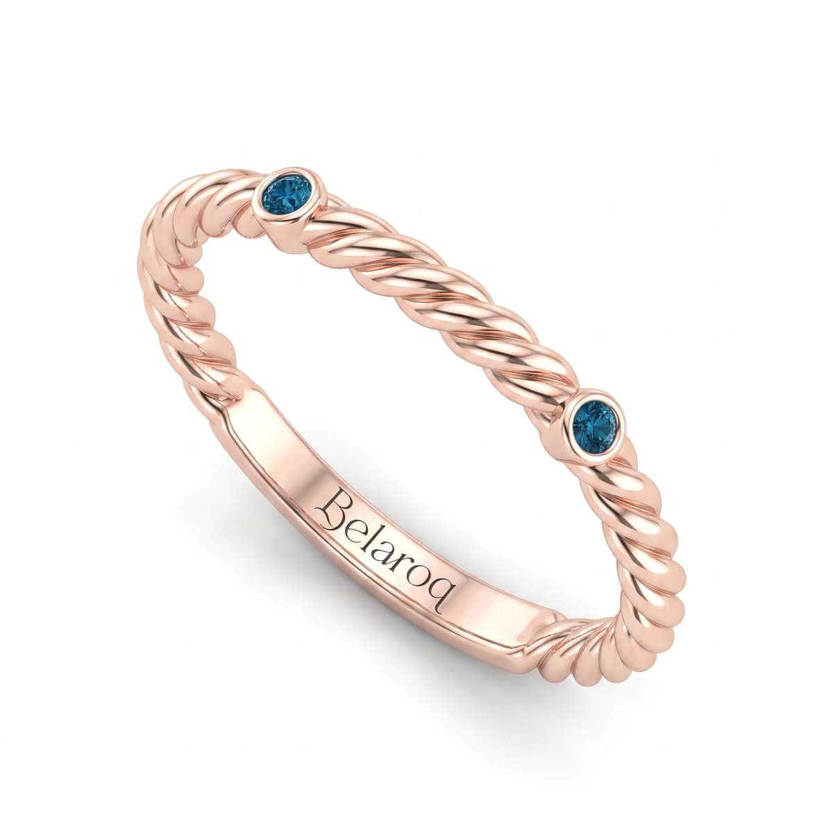 Belaroq Veyra Sol Opus Rose Gold Diamond Ring