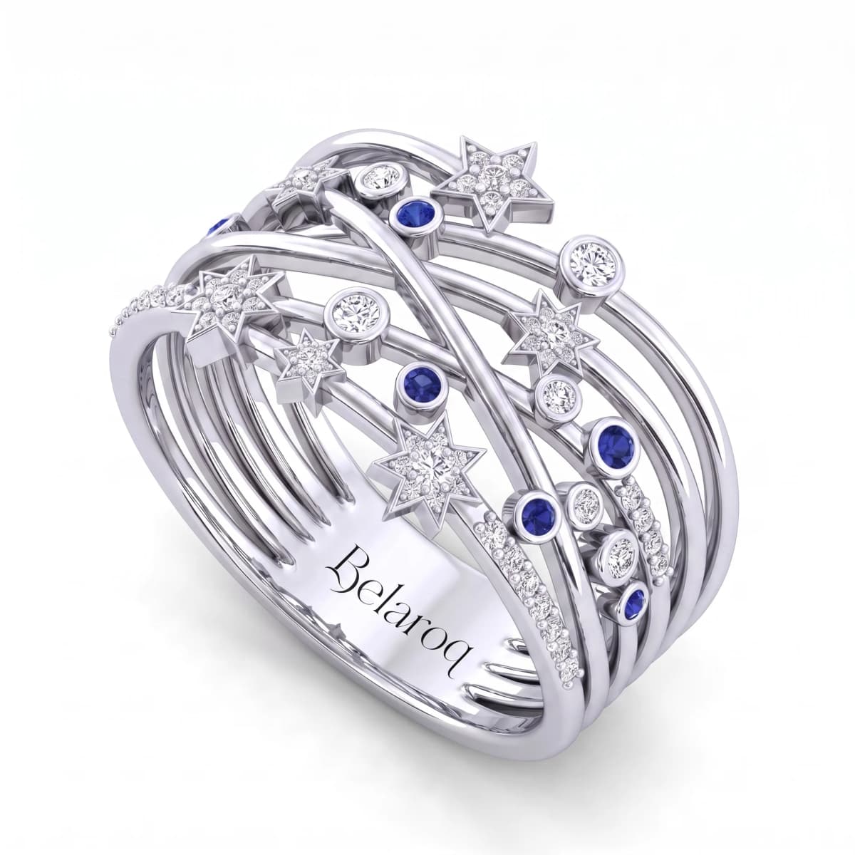 Belaroq Lumina Dawn Aurum White Gold Diamond Ring