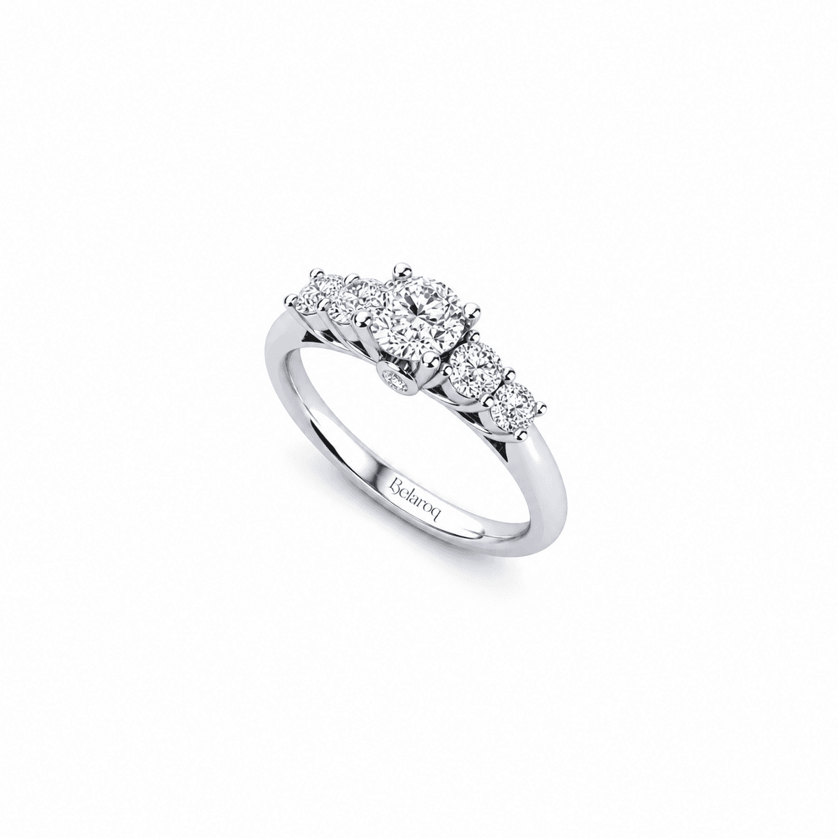 Belaroq Belliane Round Mixed Engagement Ring