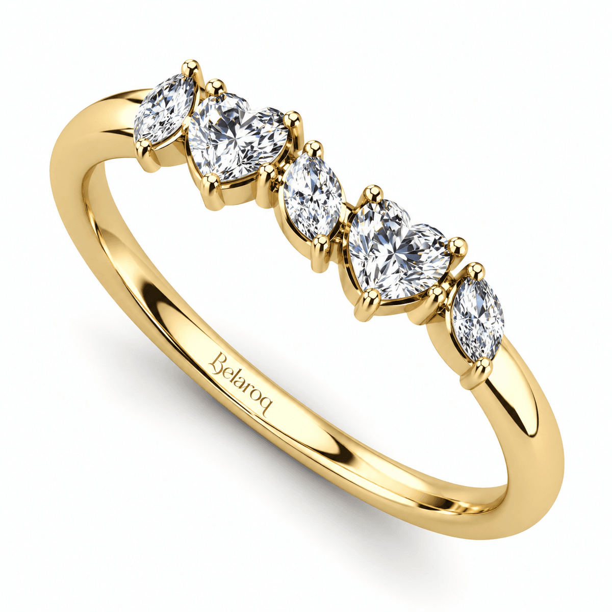 Belaroq Brialunejovienne Heart Prong Engagement Ring