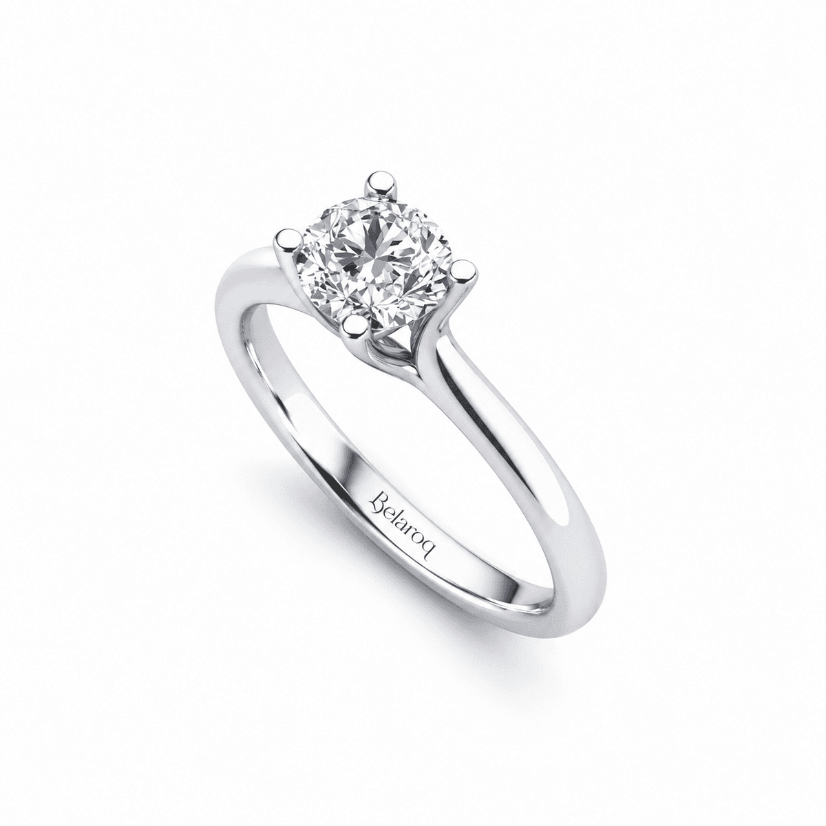 Belaroq Deloriajanelle Round Prong Engagement Ring