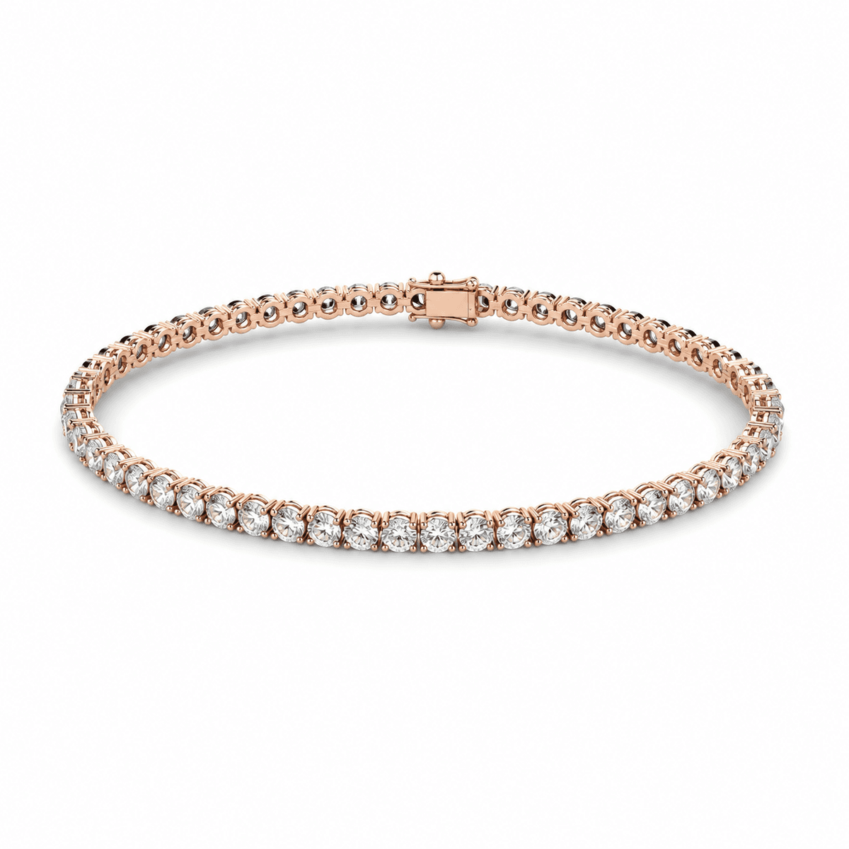 Belaroq Ruvellia Pulsera Diamantes Oro Rosa