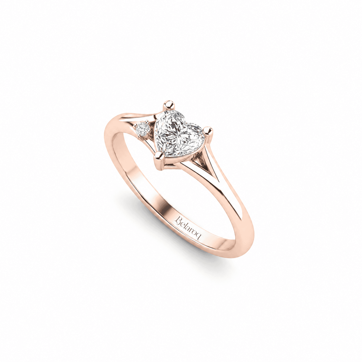 Belaroq Harmonia Heart Gallery Engagement Ring