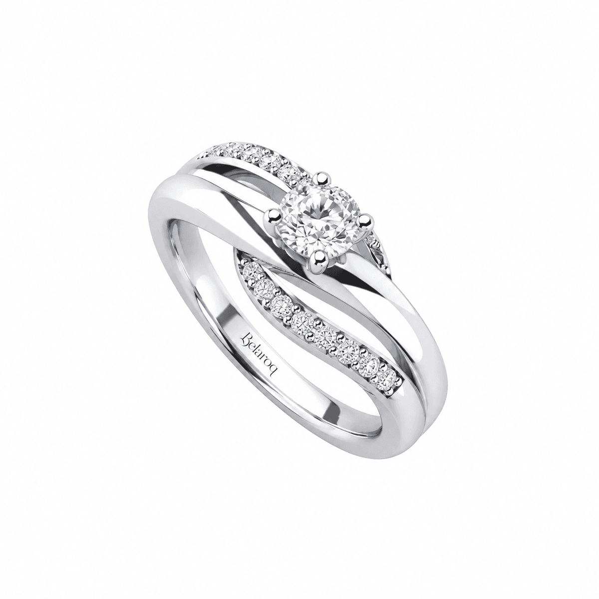 Belaroq Elvarineelowen Round Mixed Engagement Ring