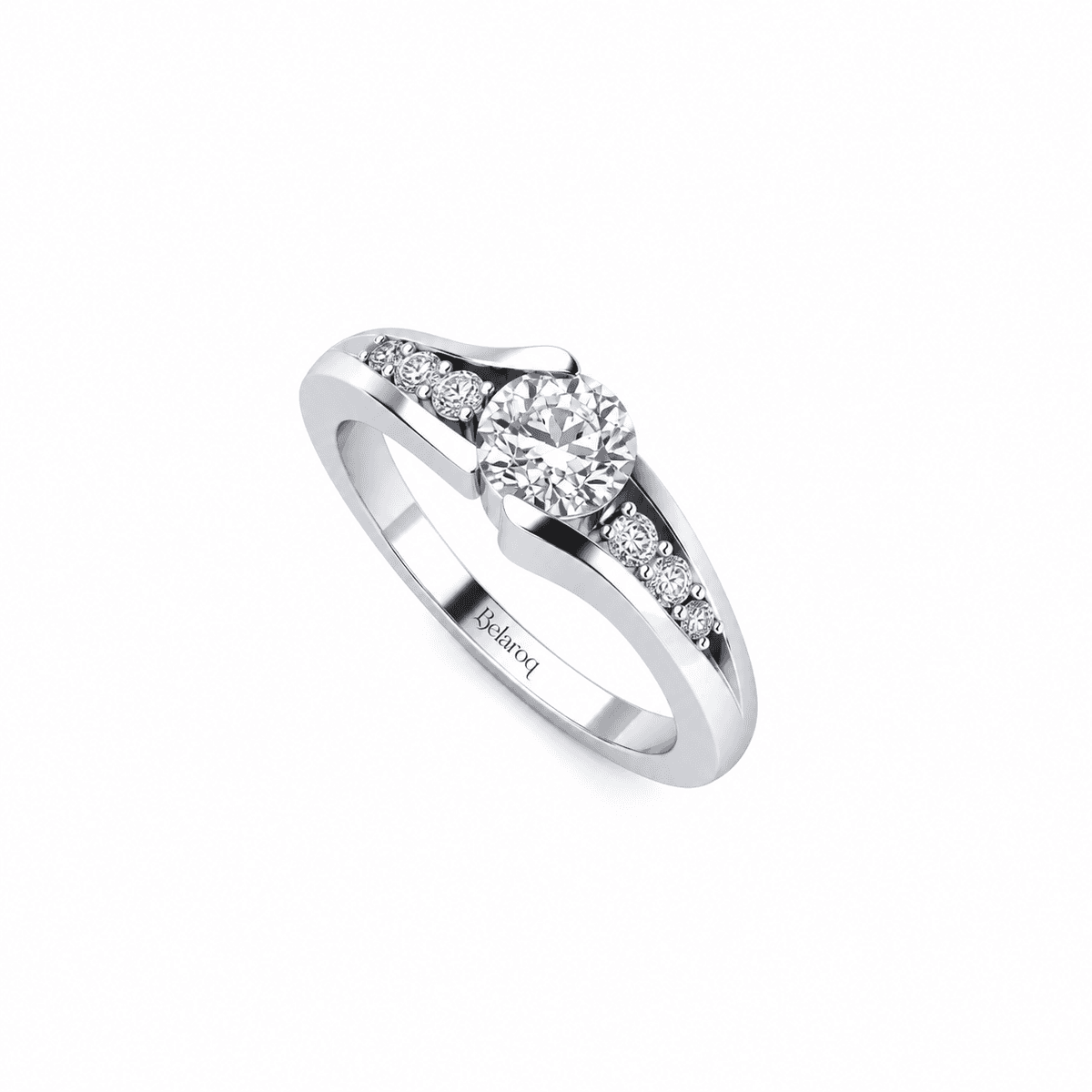 Belaroq Kirevia Round Mixed Engagement Ring