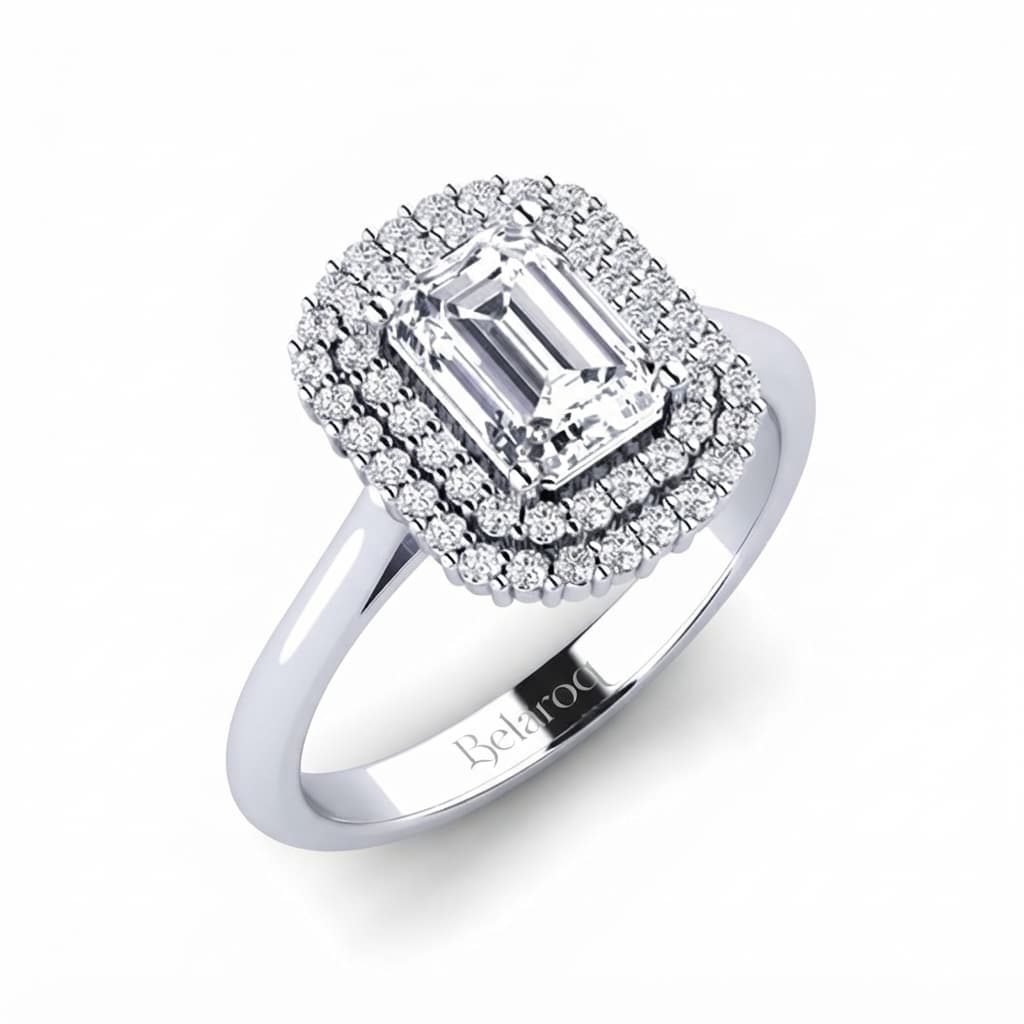 Belaroq Jovienne Mixed Halo Engagement Ring