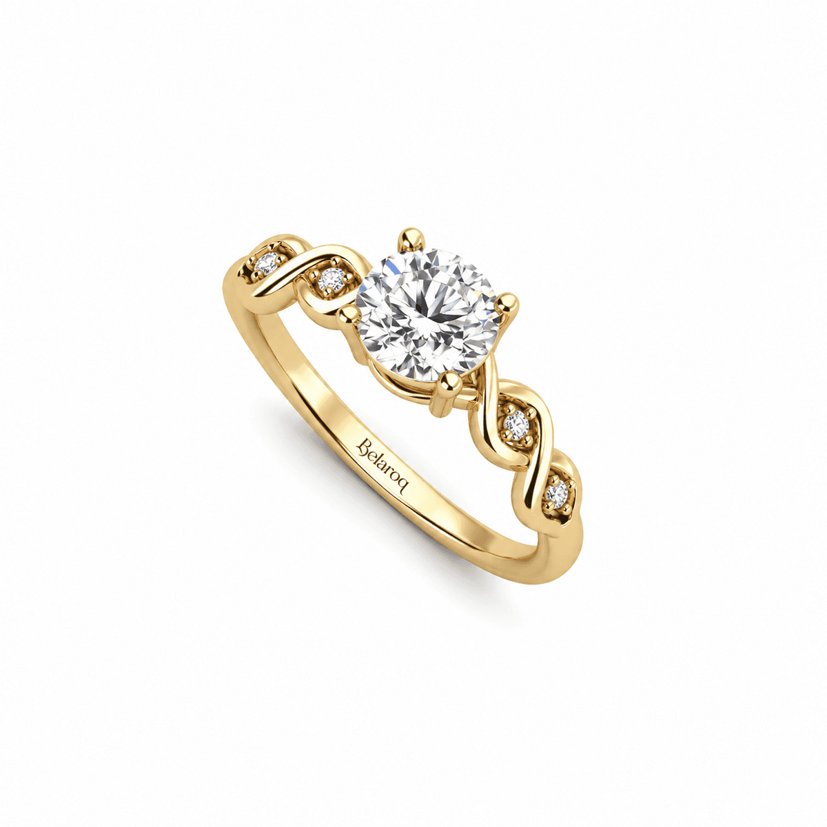 Belaroq Perenneloravie Anillo de Compromiso De garras