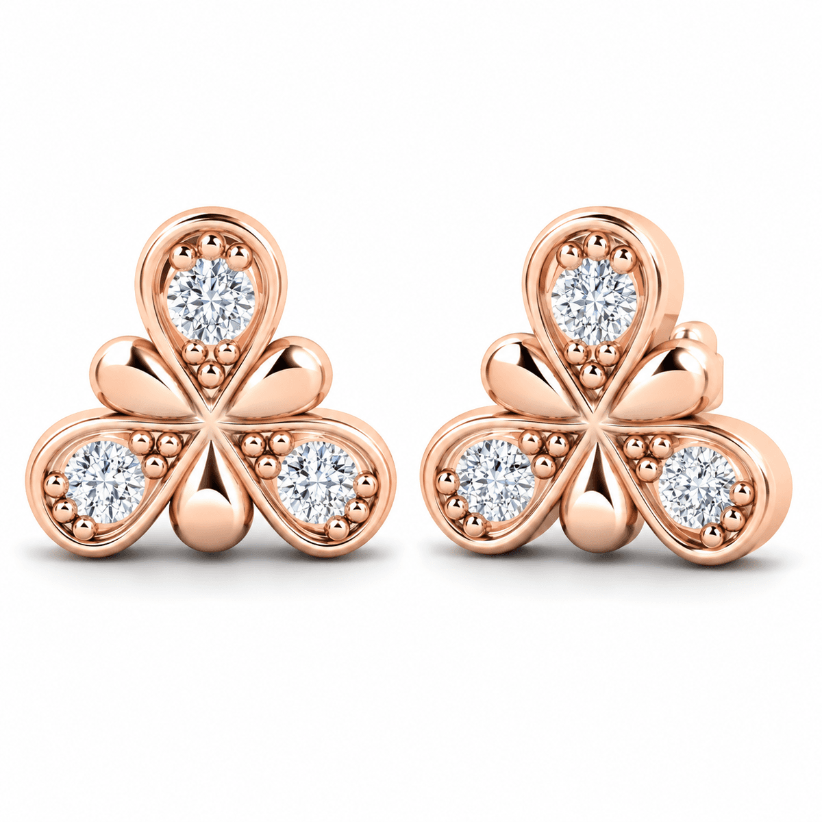 Belaroq Isolde Round Prong Earrings