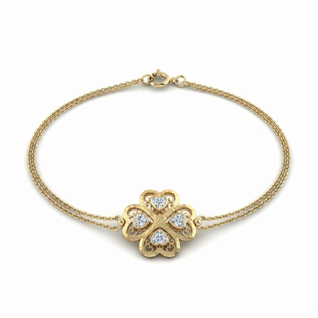 Belaroq Ysoria Heart Bezel Bracelet