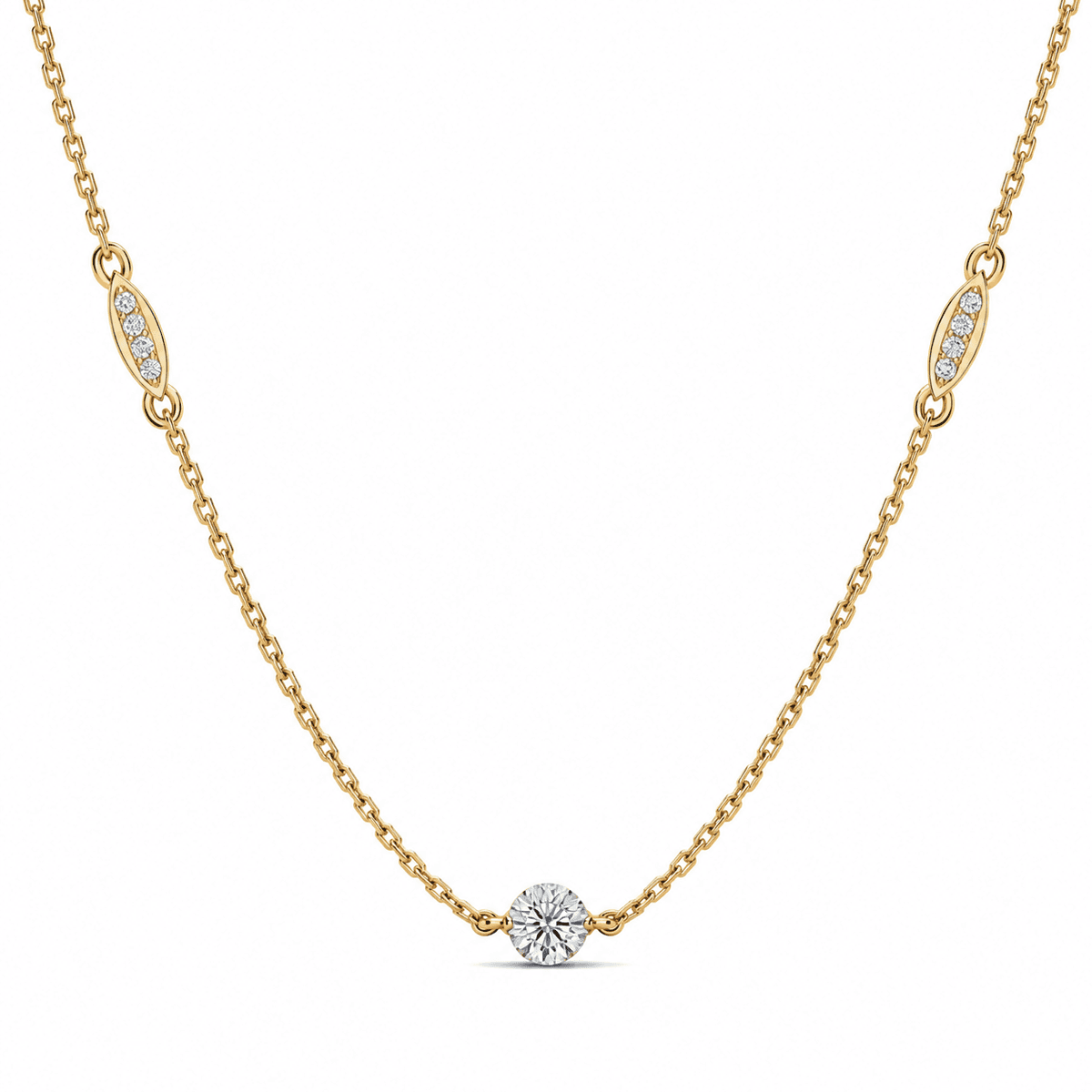 Belaroq Iloria Round Prong Necklace