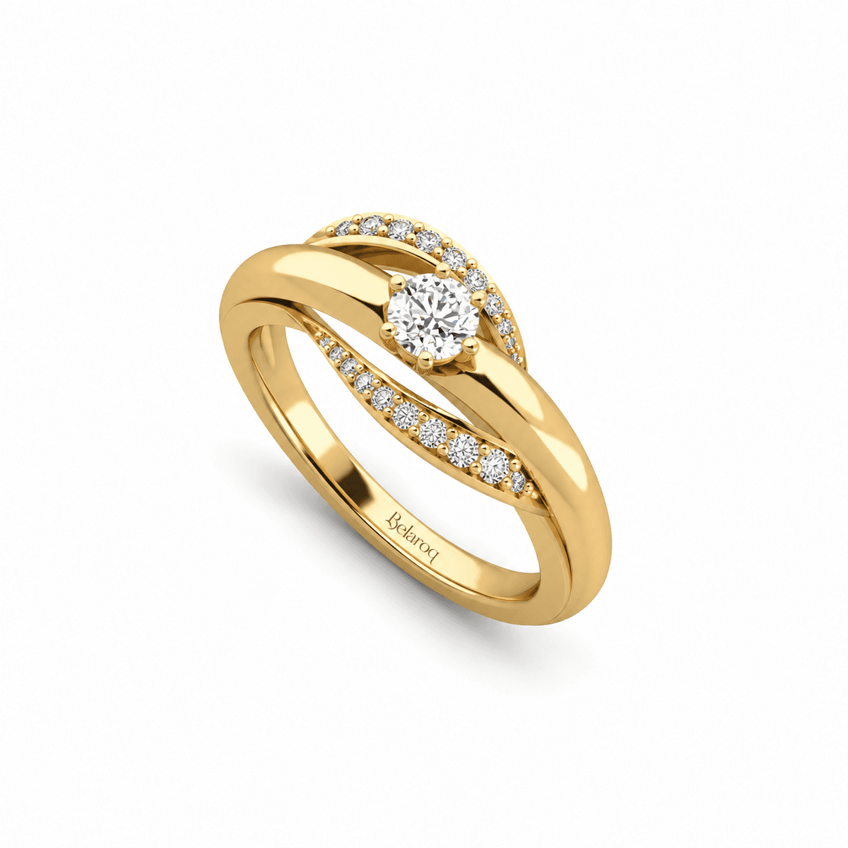 Belaroq Marivelleorielle Anillo de Compromiso De garras