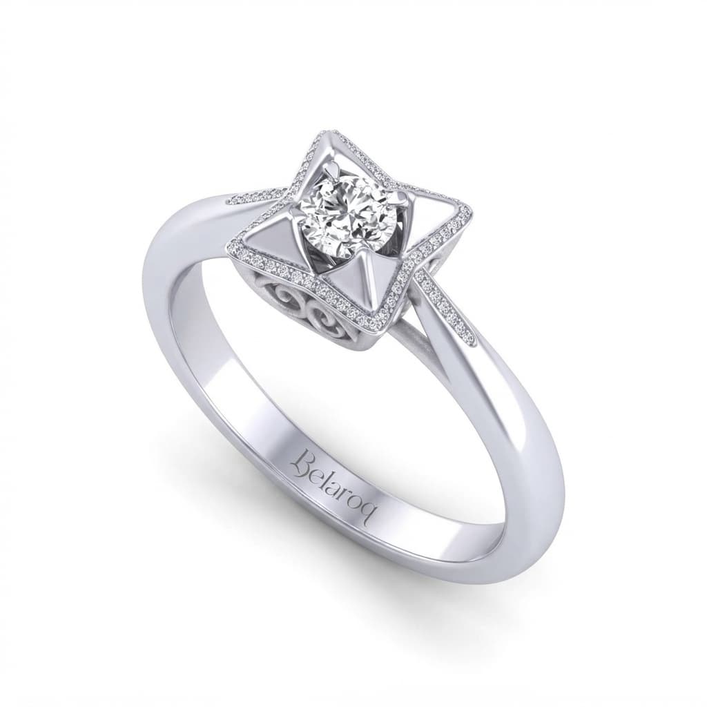 Belaroq Ardeliaaurevia Round Prong Engagement Ring