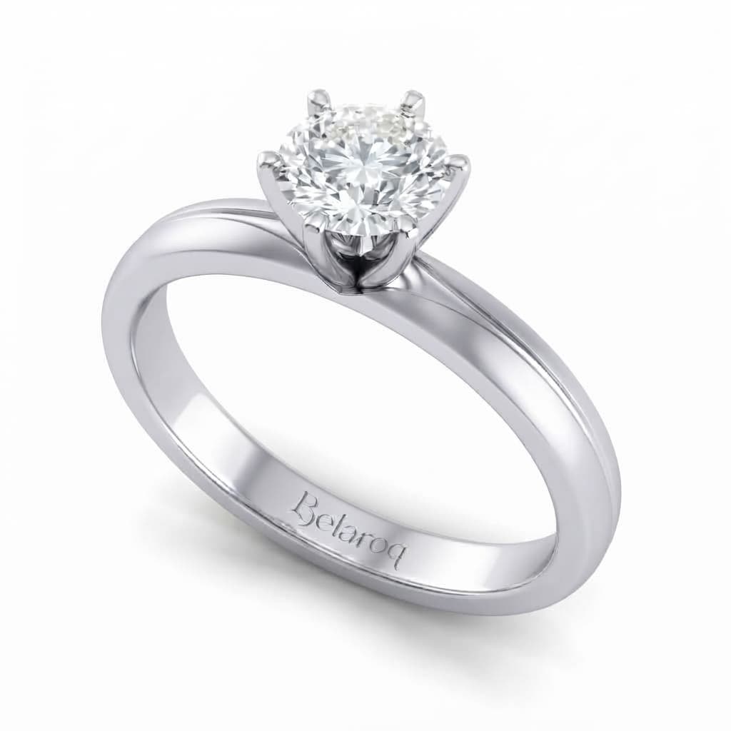 Belaroq Helioraamelisse round prong Engagement Ring