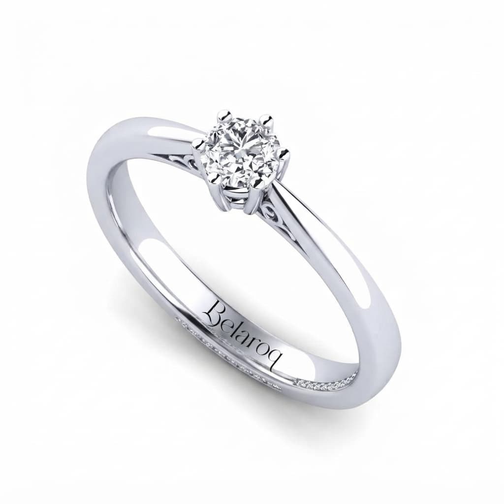 Belaroq Ysoriaelowen Round Prong Engagement Ring
