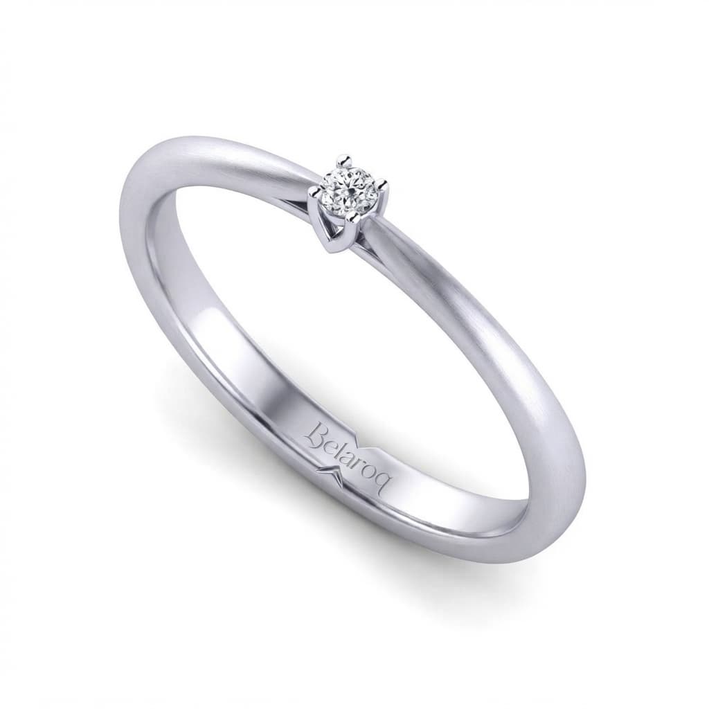 Belaroq Jovienne round prong Engagement Ring
