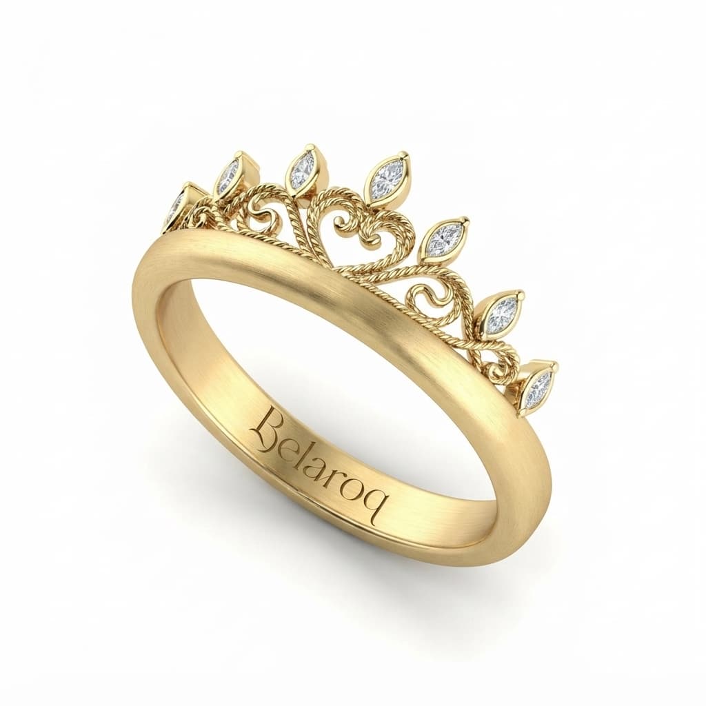 Belaroq Orlinasolenne round prong Engagement Ring
