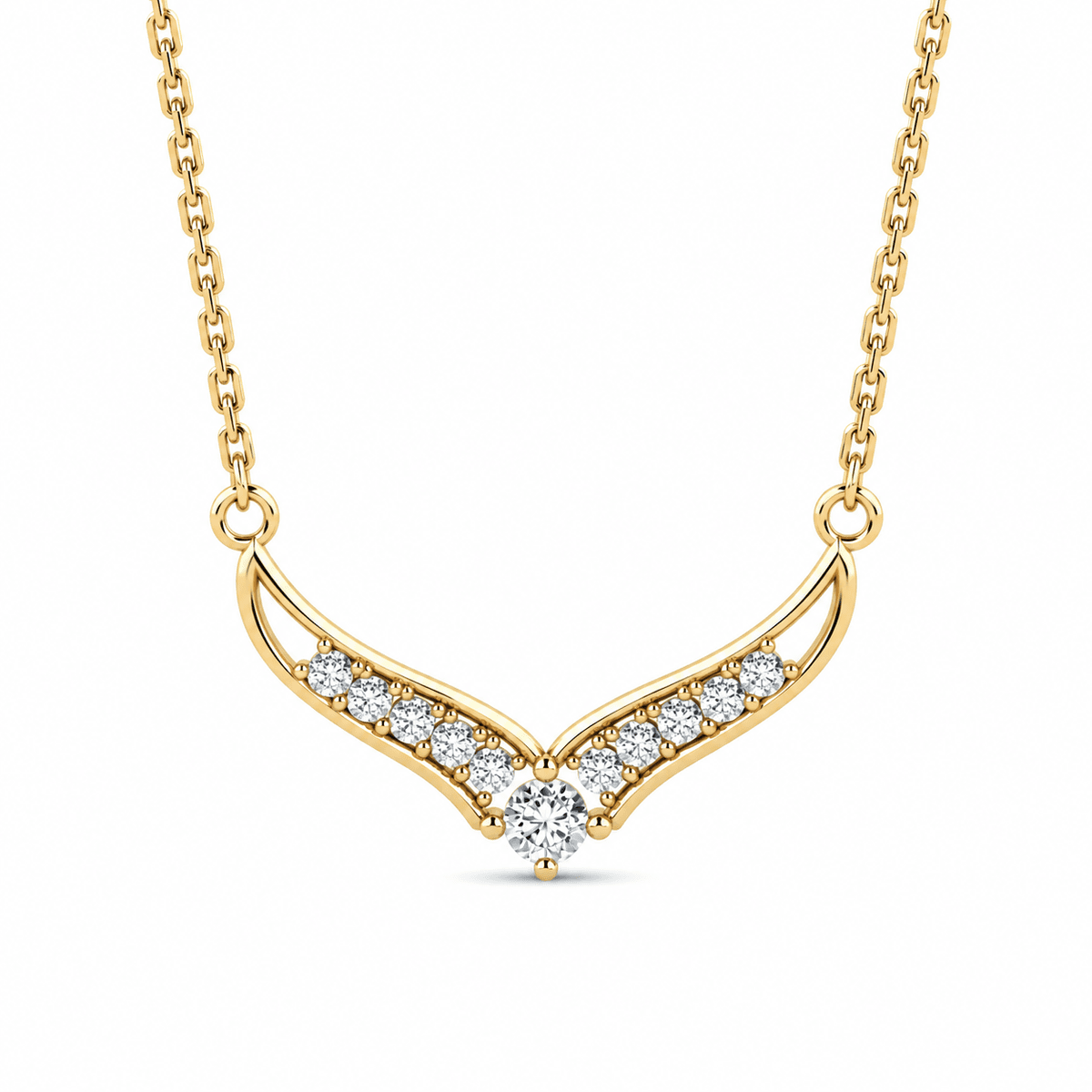 Belaroq Noreliaevelune Round Prong Necklace