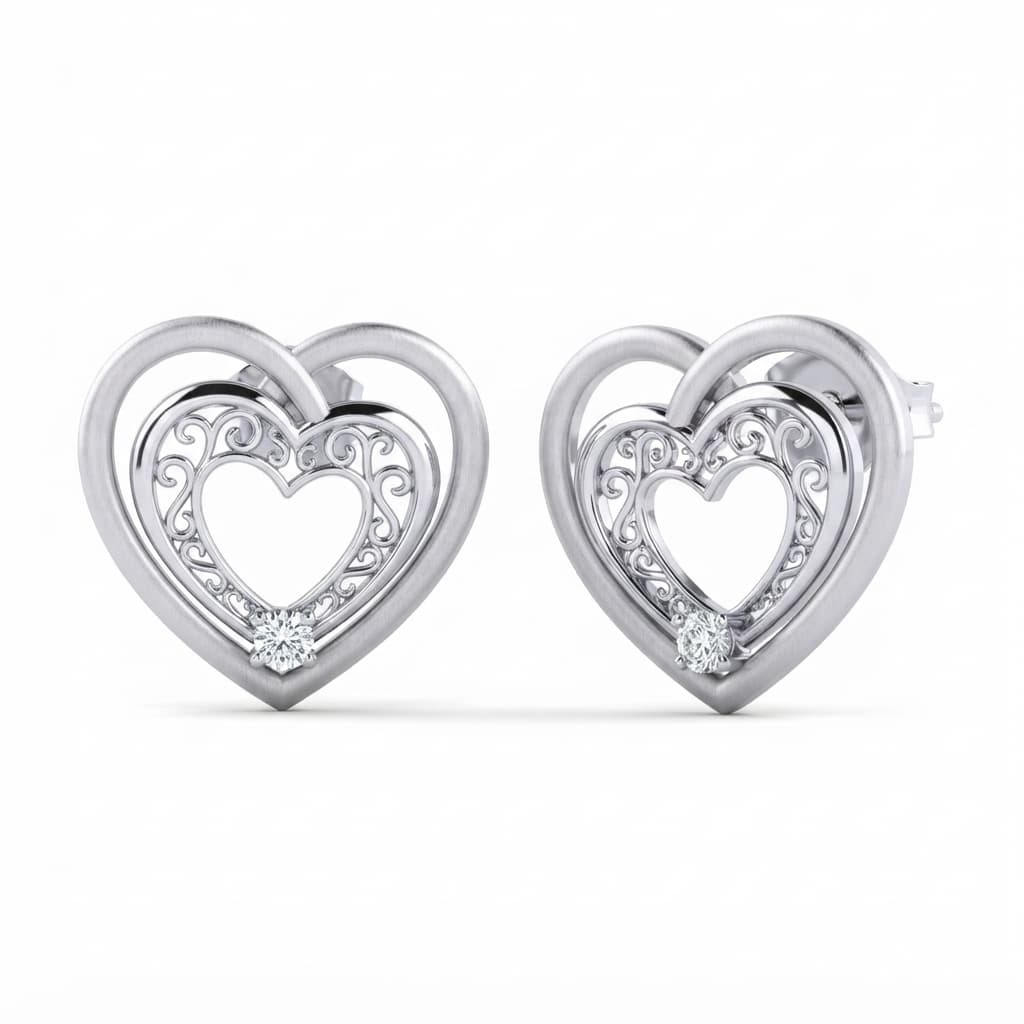 Belaroq Tessavie round prong Earrings