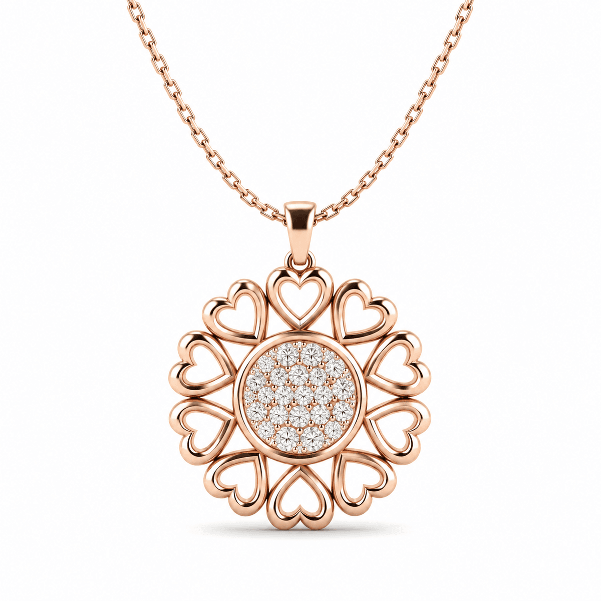 Belaroq Nivelleraveline Round Pave Necklace