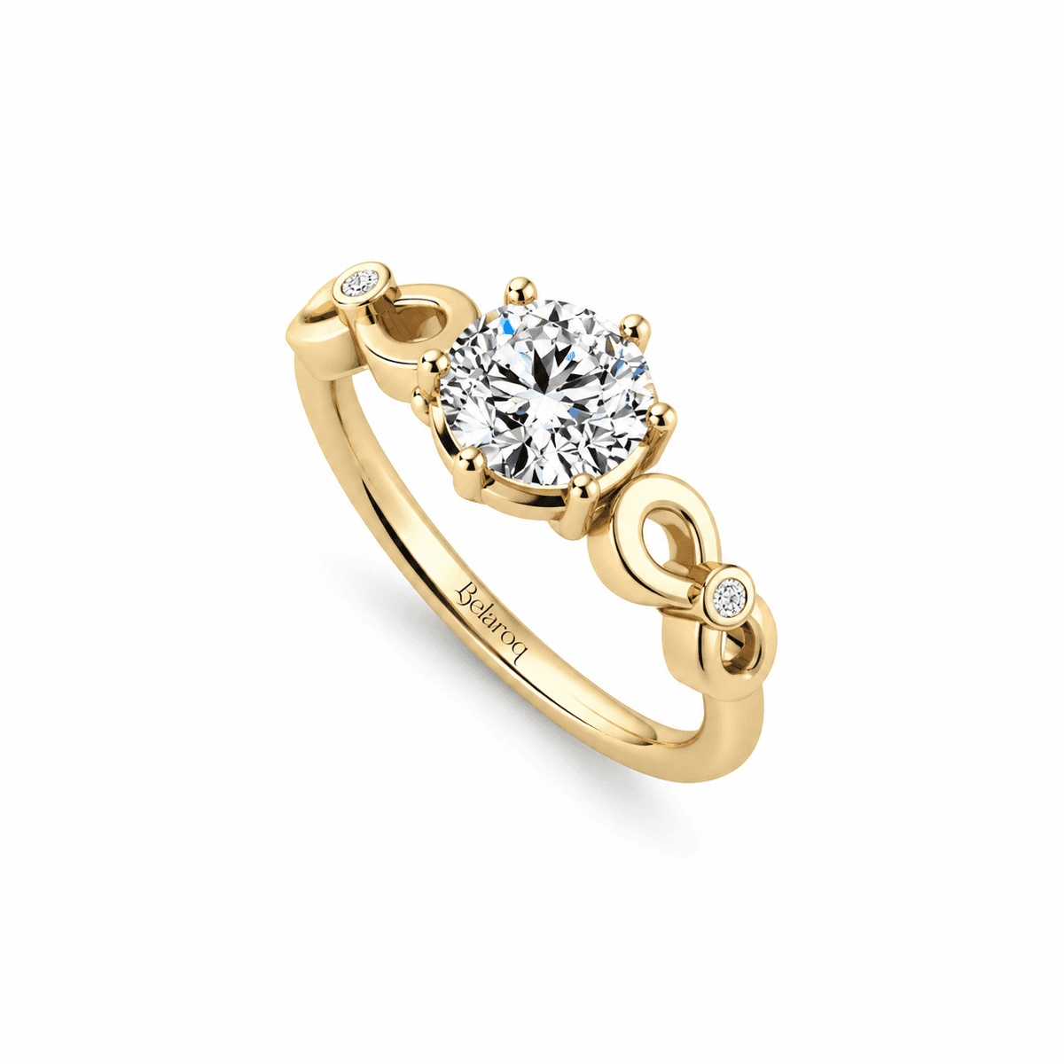Belaroq Noelinebrialune Anillo de Compromiso De garras