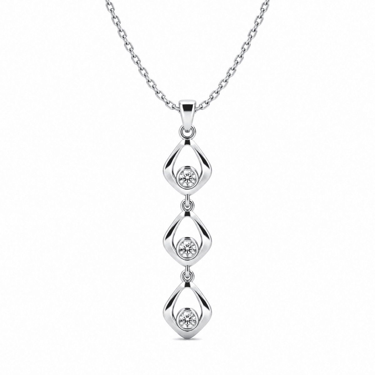 Belaroq Aveline Round Bezel Necklace