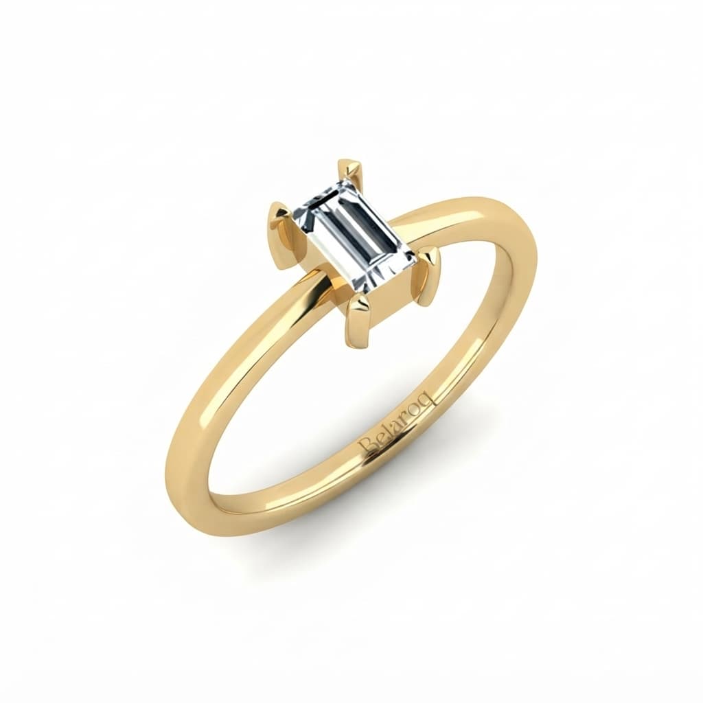 Belaroq Celoria Anillo de Compromiso De garras