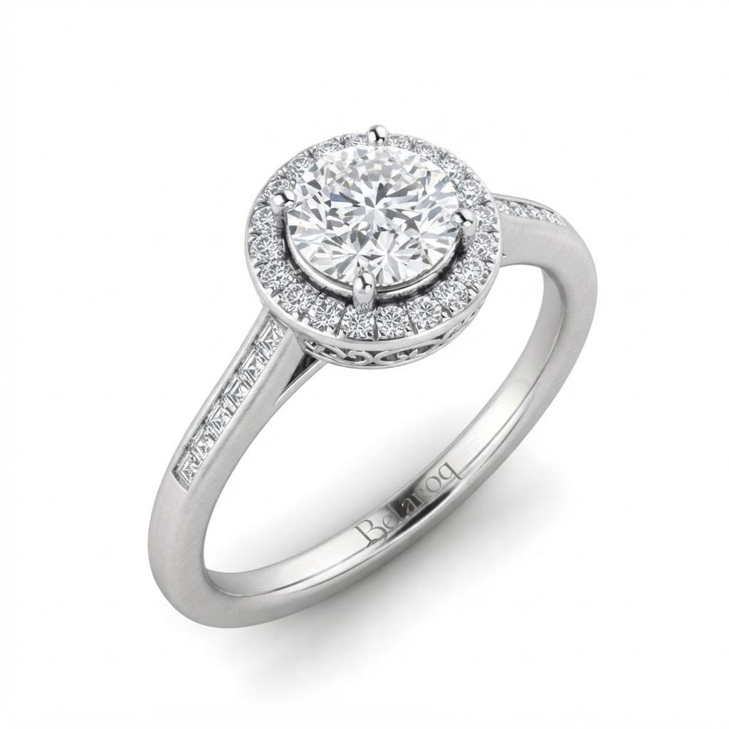 Belaroq Virelle Anillo de Compromiso De garras