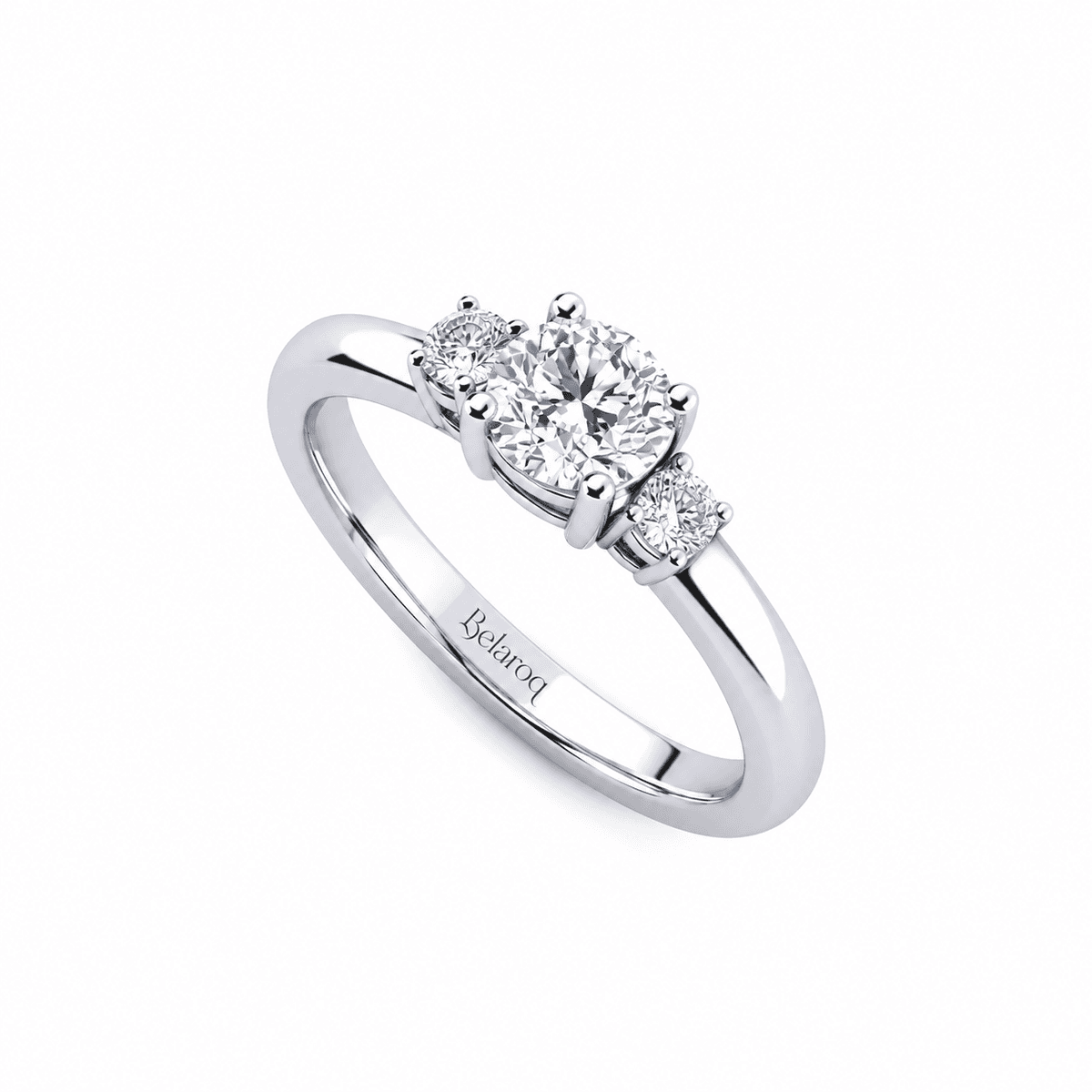 Belaroq Elvarinecirelle Round Prong Engagement Ring