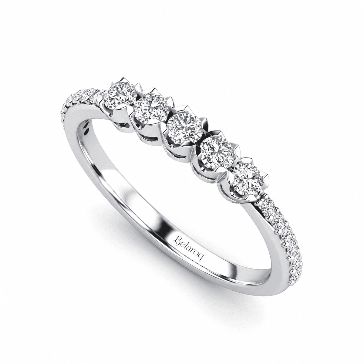 Belaroq Cirelledeloria Round Prong Engagement Ring