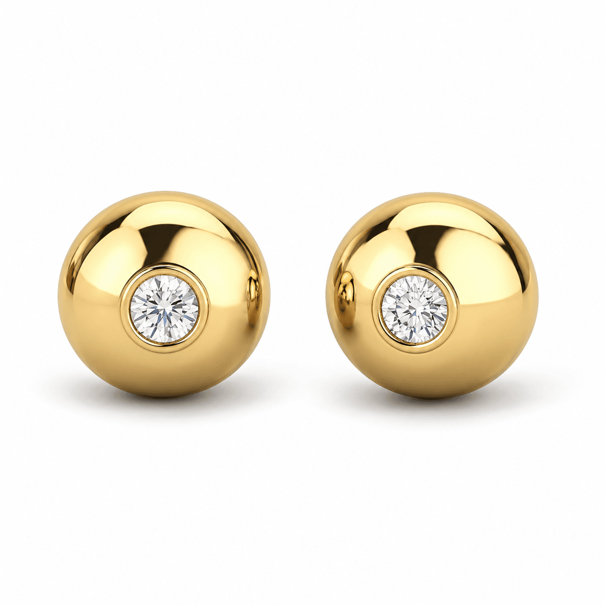 Belaroq Rosavieliora Round Bezel Earrings