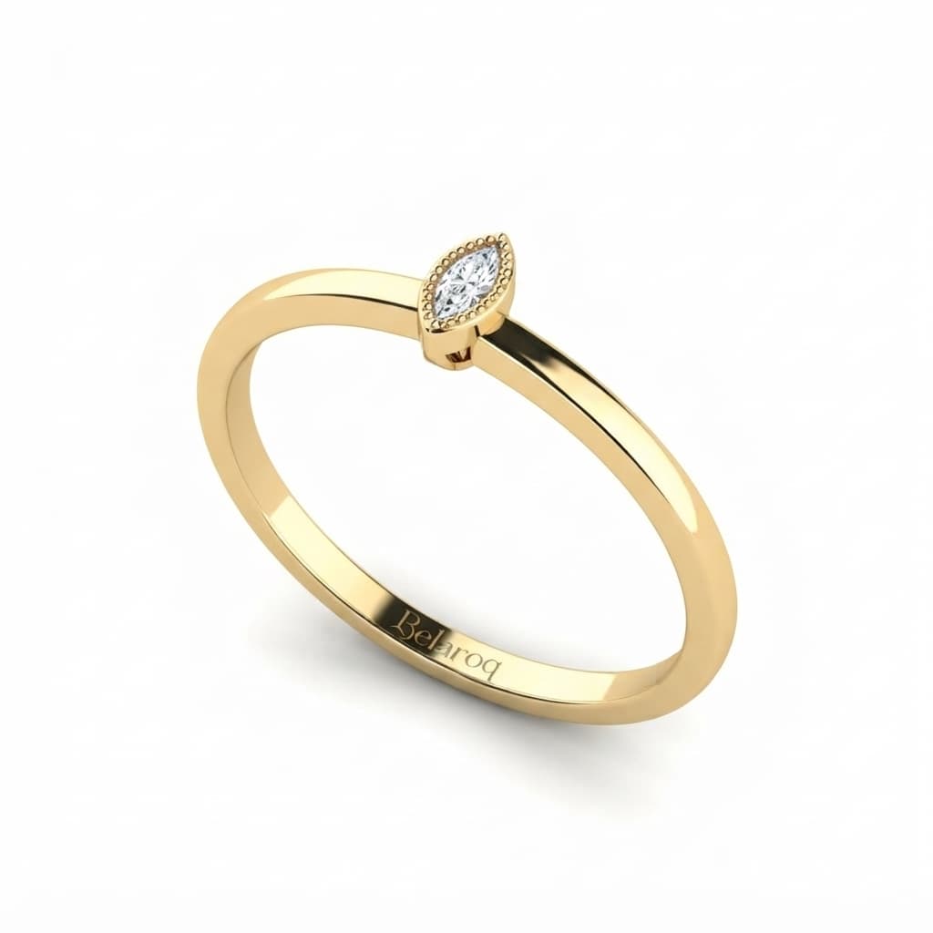 Belaroq Isolde Round Bezel Engagement Ring