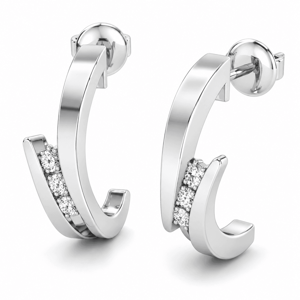 Belaroq Delorianovelia Round Prong Earrings