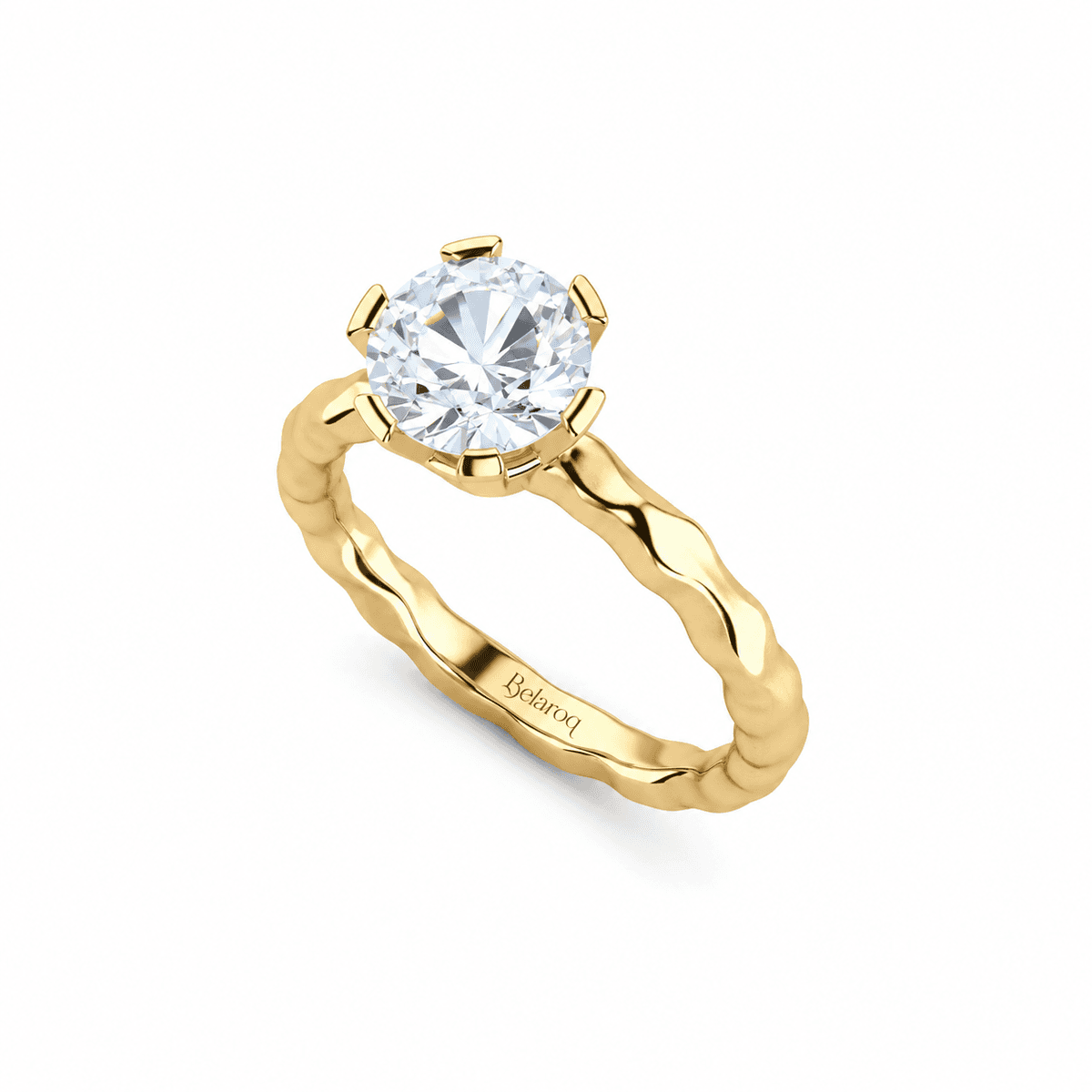 Belaroq Auraciel Bague de Fiançailles À griffes