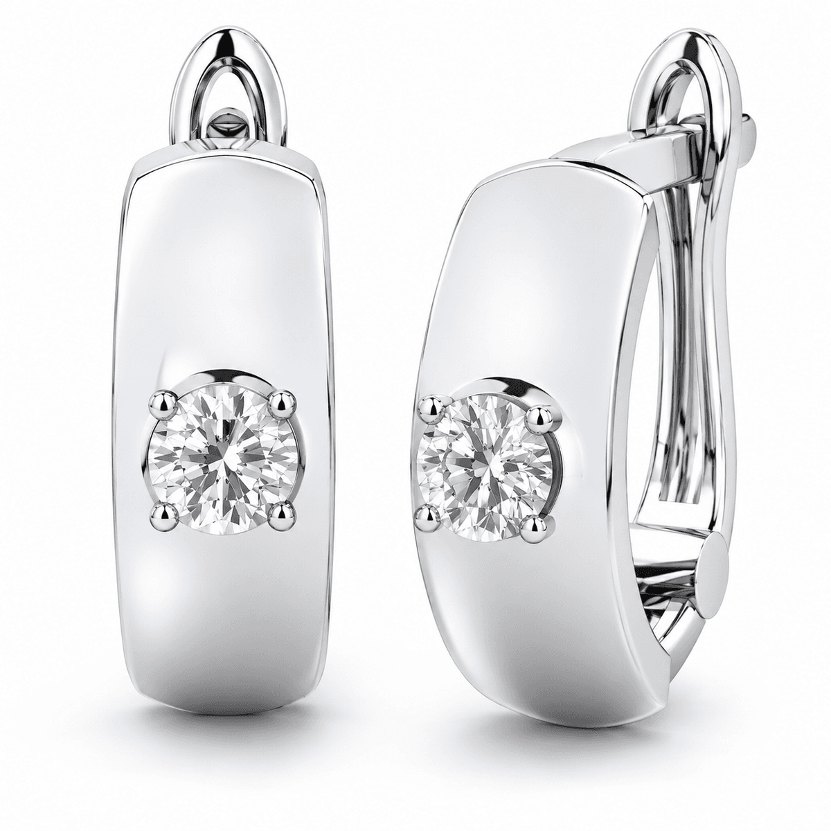 Belaroq Avelinelucenne Round Prong Earrings
