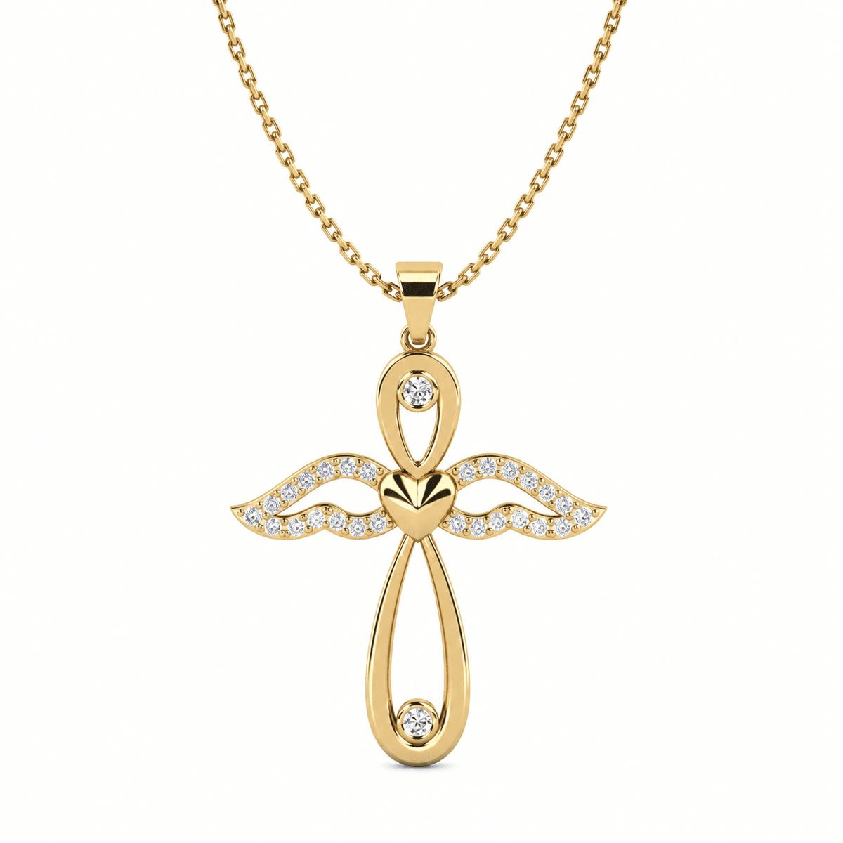 Belaroq Fiorenne Round Pave Necklace